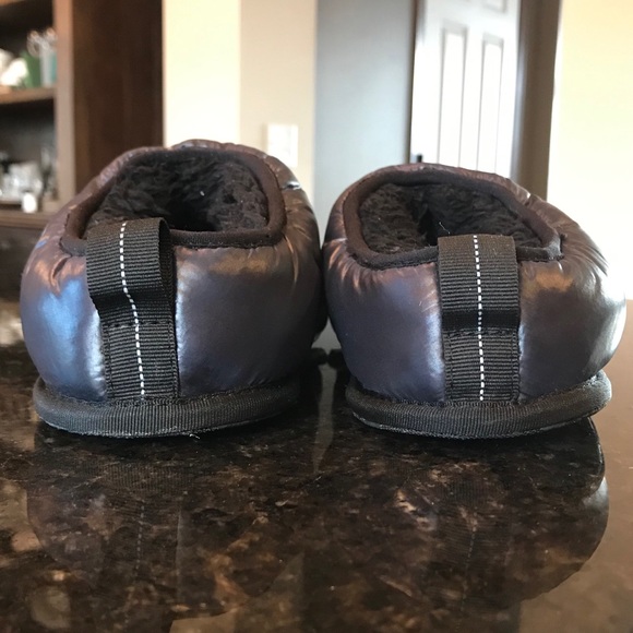 New Sorel Hadley Slippers, Black Slides, Faux Fux Lined Slip-Ons, Puffy Slipper - Picture 10 of 12